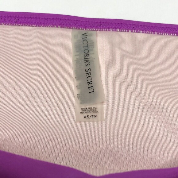 Victorias Secret Bikini Bottoms Size XS Forever Hipster Solid Purple Gold Slide - Picture 3 of 6